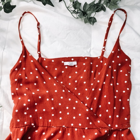 Polka Dot Wrap Dress - Picture 2 of 4